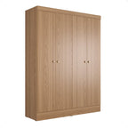 Guarda Roupa Solteiro 4 Portas Renzo 135cm Carvalho - Província - Guarda - roupas
