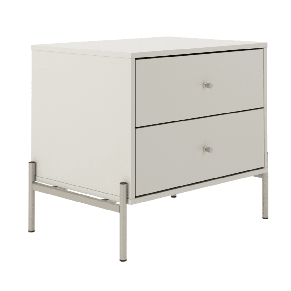 Kit 2 Mesas de Cabeceira Jasper com 2 Gavetas 64cm - Província - Mesa de Cabeceira