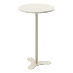 Kit 2 Mesas Laterais Decorativas Orb Off White com Champanhe - Província - Mesas Laterais