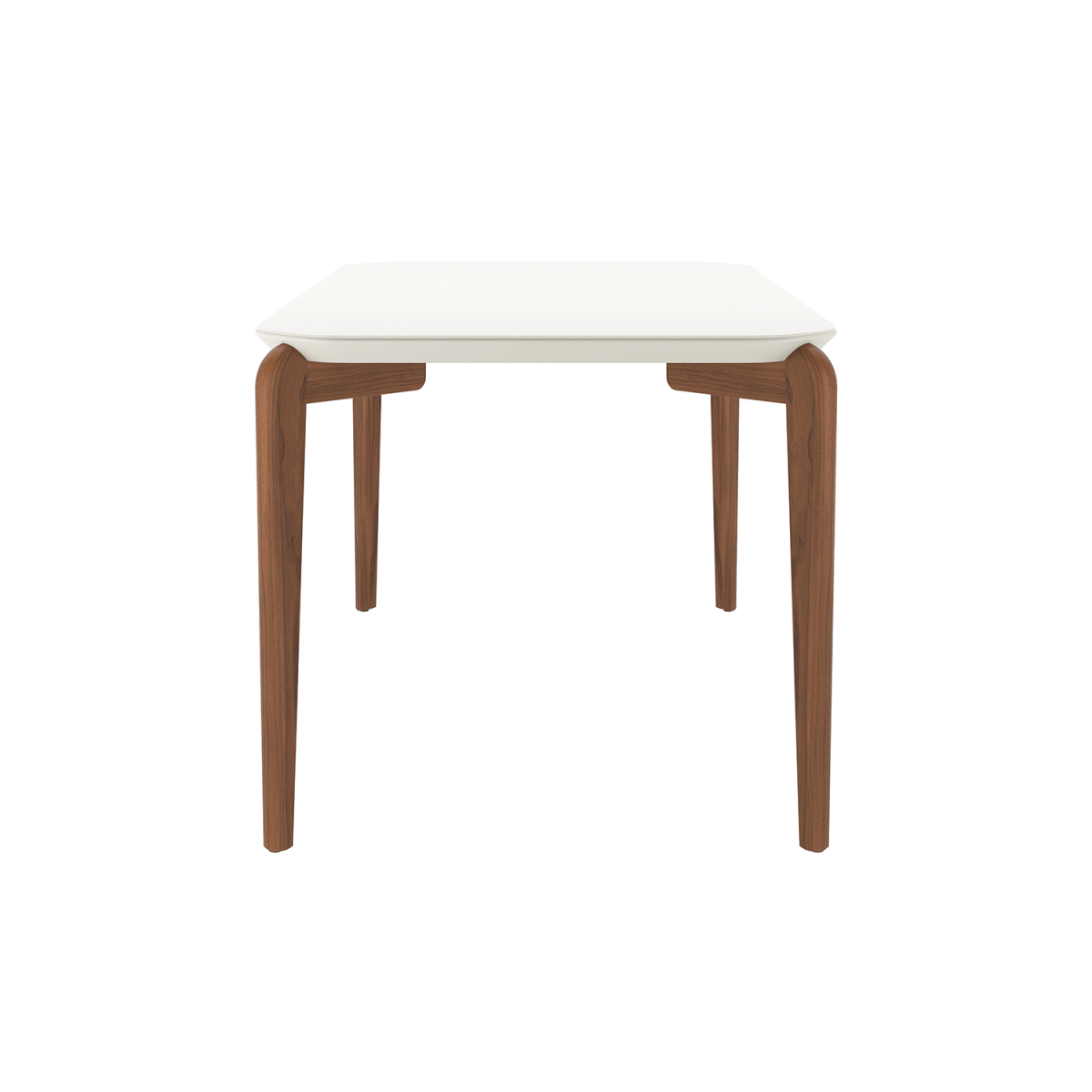 Mesa de Jantar Donatella para 4 lugares com vidro - Retangular 135cm - Província - Mesa de jantar