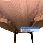 Mesa de Jantar Retangular para 8 Lugares Harmony 219cm Natural com Canella - Província - Mesa de jantar