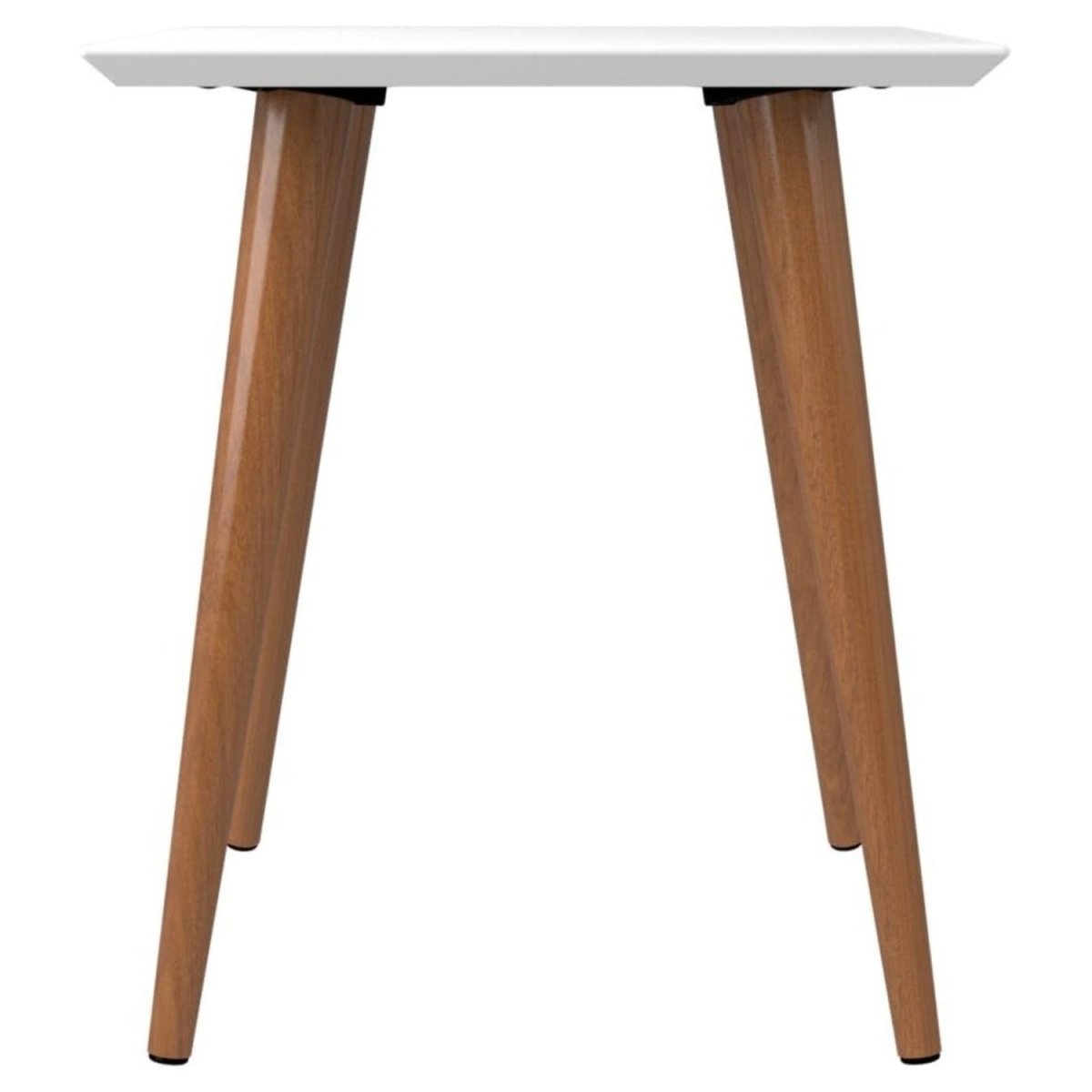 Mesa Lateral Quadrada 44cm Utopia Branco Gloss - Província - Mesa de centro