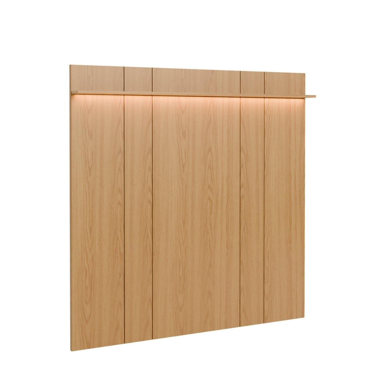 Painel para TV até 85 Polegadas com Prateleira e LED 100% MDF Neon Float 215cm - Província - Painel para TV