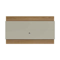 Painel para TVs até 75 Polegadas New Lincoln 240cm Freijó com Off-White Gloss