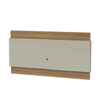 Painel para TVs até 75 Polegadas New Lincoln 240cm Freijó com Off-White Gloss