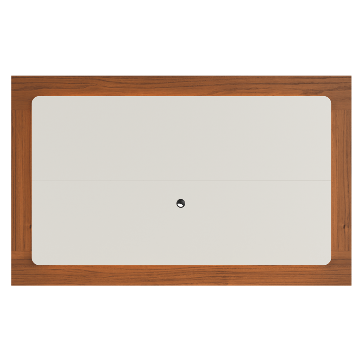 Painel para TVs até 75 Polegadas Oslo 182cm Off White Fosco com Canella - Província - Painel para TV