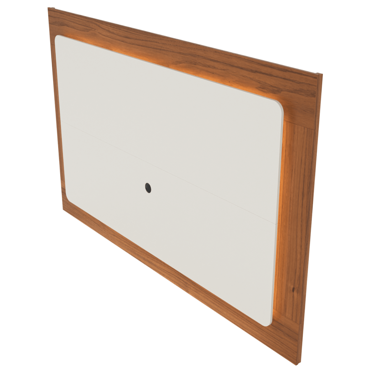 Painel para TVs até 75 Polegadas Oslo 182cm Off White Fosco com Canella - Província - Painel para TV