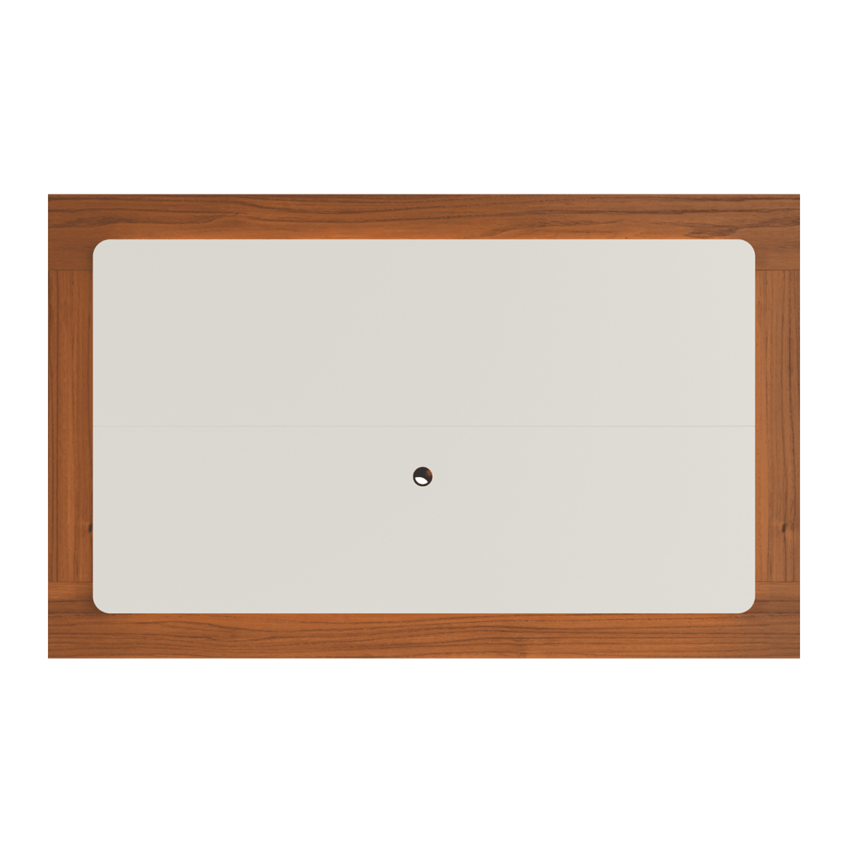 Painel para TVs até 75 Polegadas Oslo 220cm Off White Fosco com Canella - Província - Painel para TV