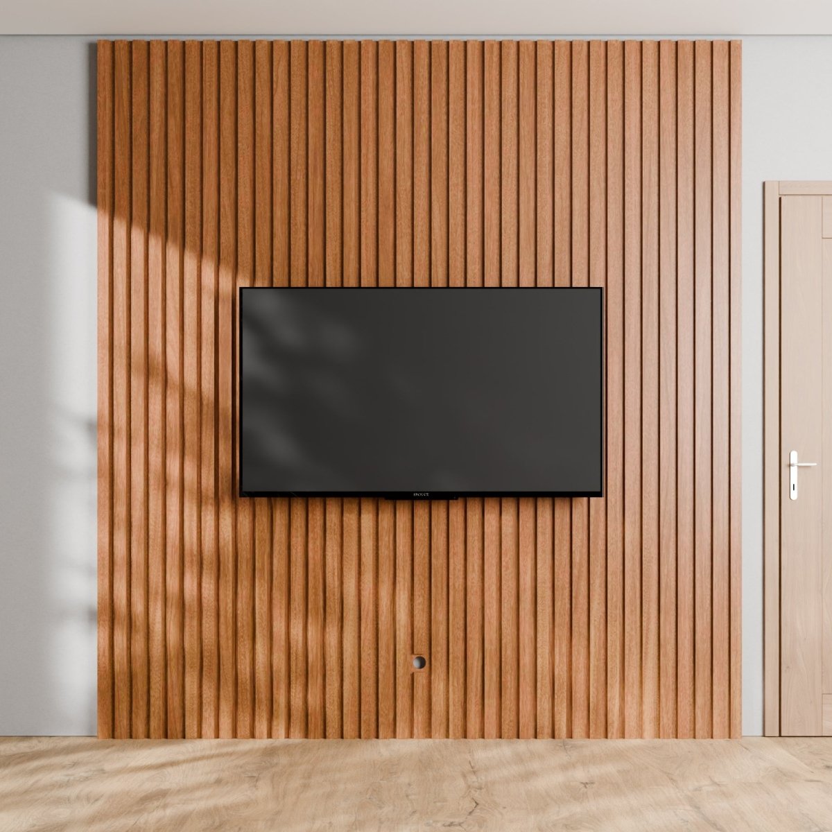 Painel Ripado Modular para TV Devin - 2.3 x 2.7 - Província - Painel para TV