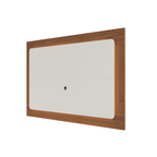 Rack com Painel para TV até 75 Polegadas MDF 220cm Pés em Madeira Maciça Flynt Oslo - Província - Rack com painel
