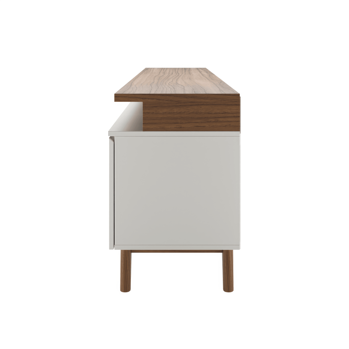 Rack Flynt ST para TVs até 75 Polegadas 3 Portas 185cm Off White com Canella - Província - Rack