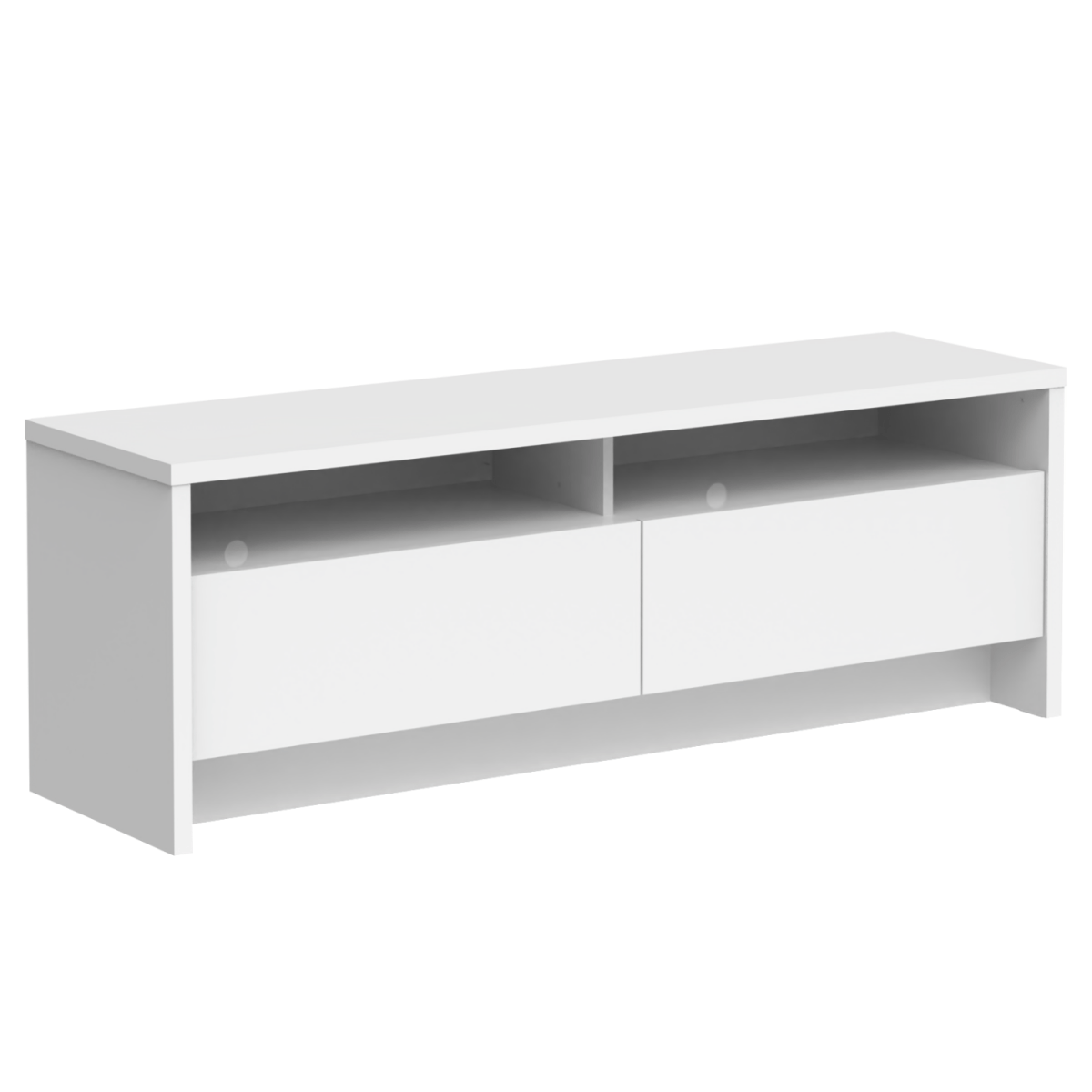 Rack para TV 50 Polegadas 2 Portas 135cm Aspen - Branco - Província - Rack com painel