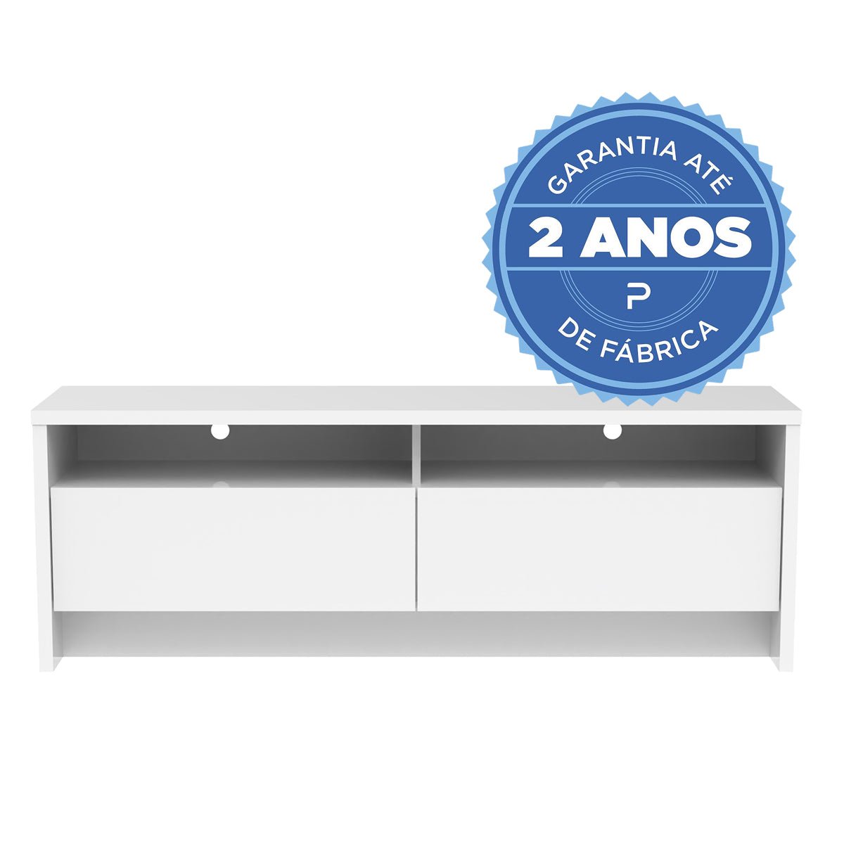Rack para TVs até 50 Polegadas 2 Portas Aspen 135cm - Província - Rack com painel