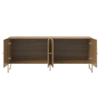 Rack para TVs até 50 Polegadas Voss 146 cm Freijó com Champanhe - Província - Rack