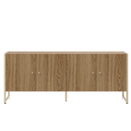 Rack para TVs até 50 Polegadas Voss 146 cm Freijó com Champanhe - Província - Rack