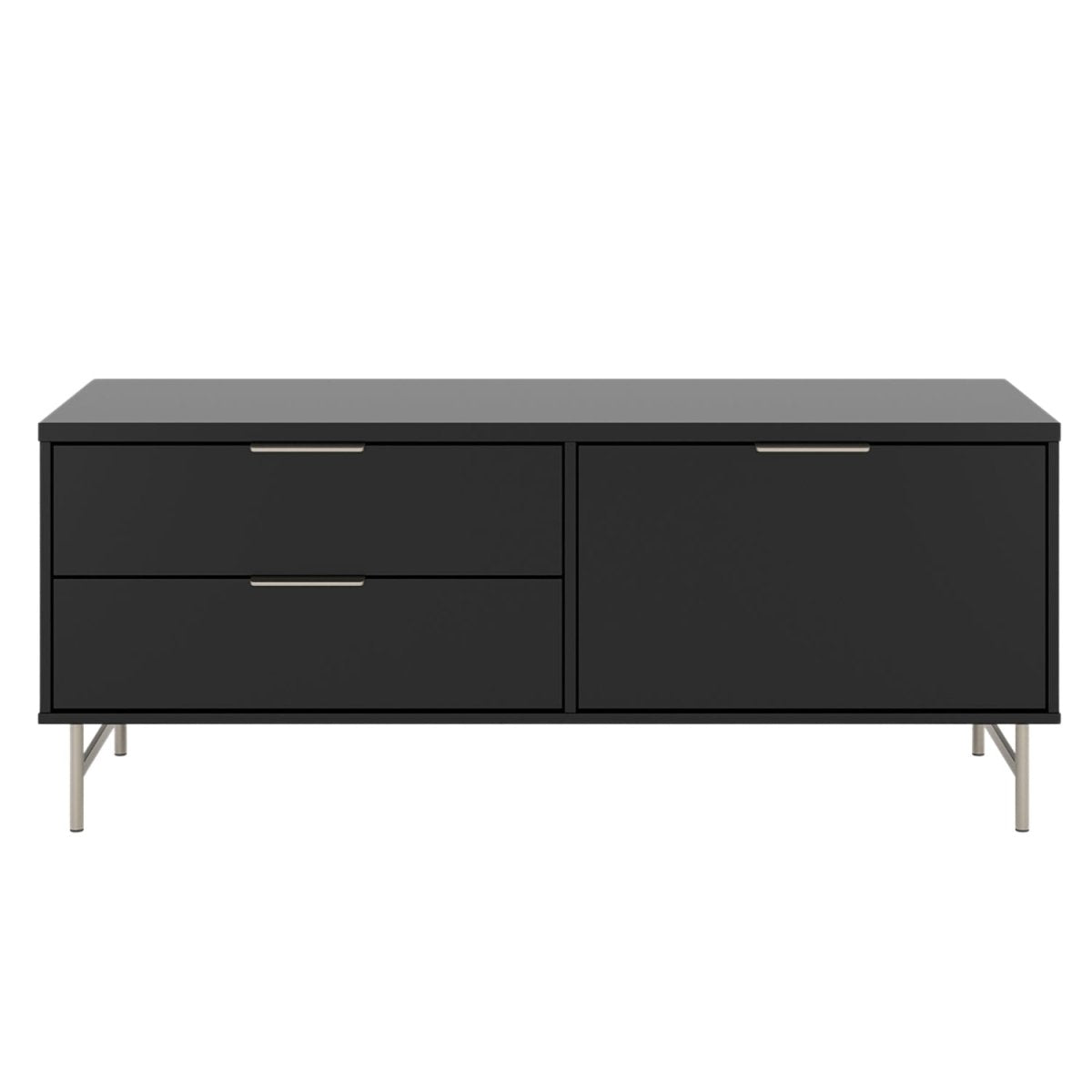 Rack para TVs até 50 Polegadas Yves 135 cm Branco Fosco com Champanhe - Província - Rack