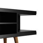 Rack para TVs até 55 Polegadas Utopia 135cm Preto Fosco - Província - Rack