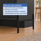Rack para TVs até 75 Polegadas 2 Portas 2 Gavetas Jasper 220cm - Província - Rack