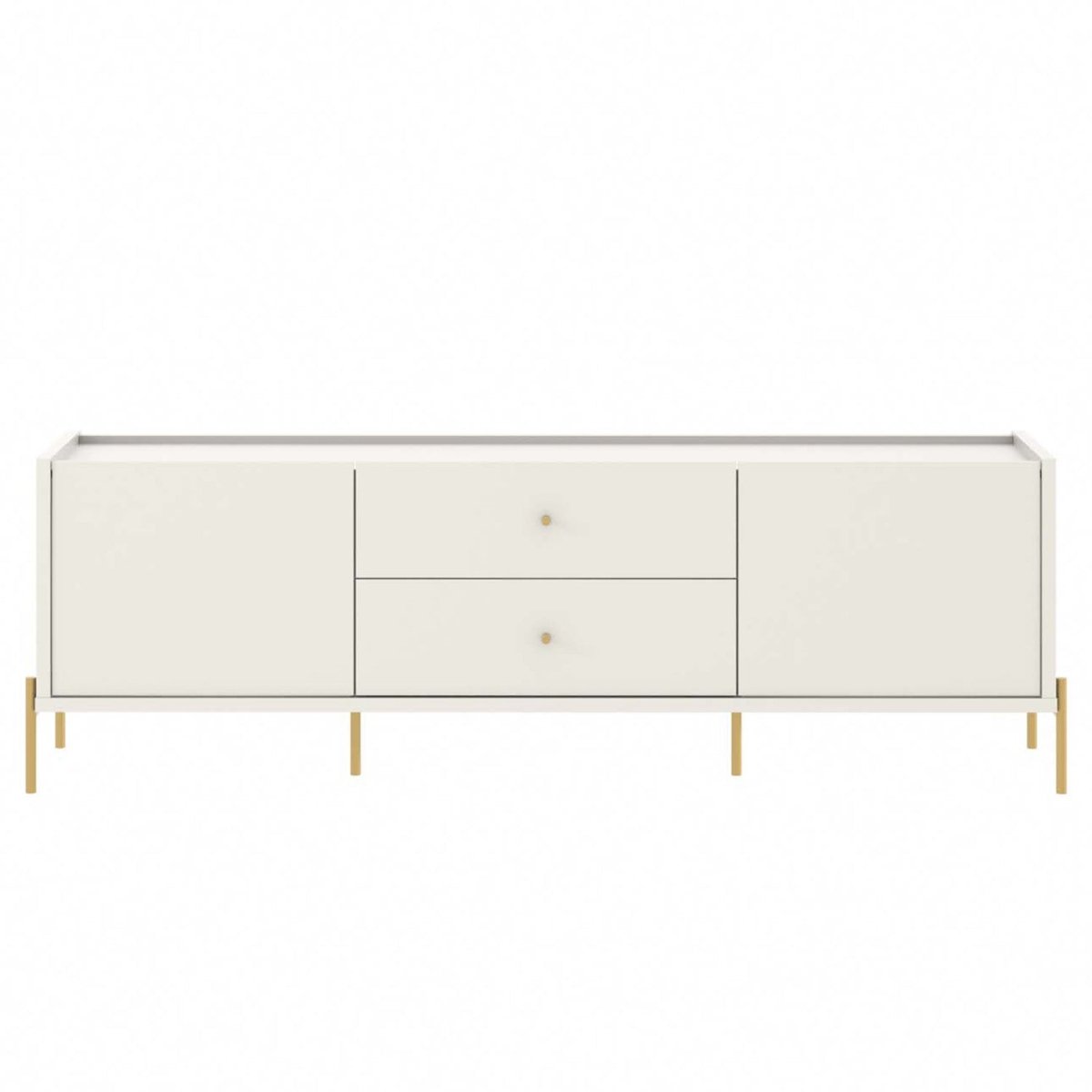 Rack para TVs até 75 Polegadas 2 Portas 2 Gavetas Jasper 220cm - Província - Rack