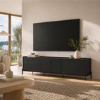 Rack para TVs até 75 Polegadas 2 Portas 2 Gavetas Jasper 220cm - Província - Rack