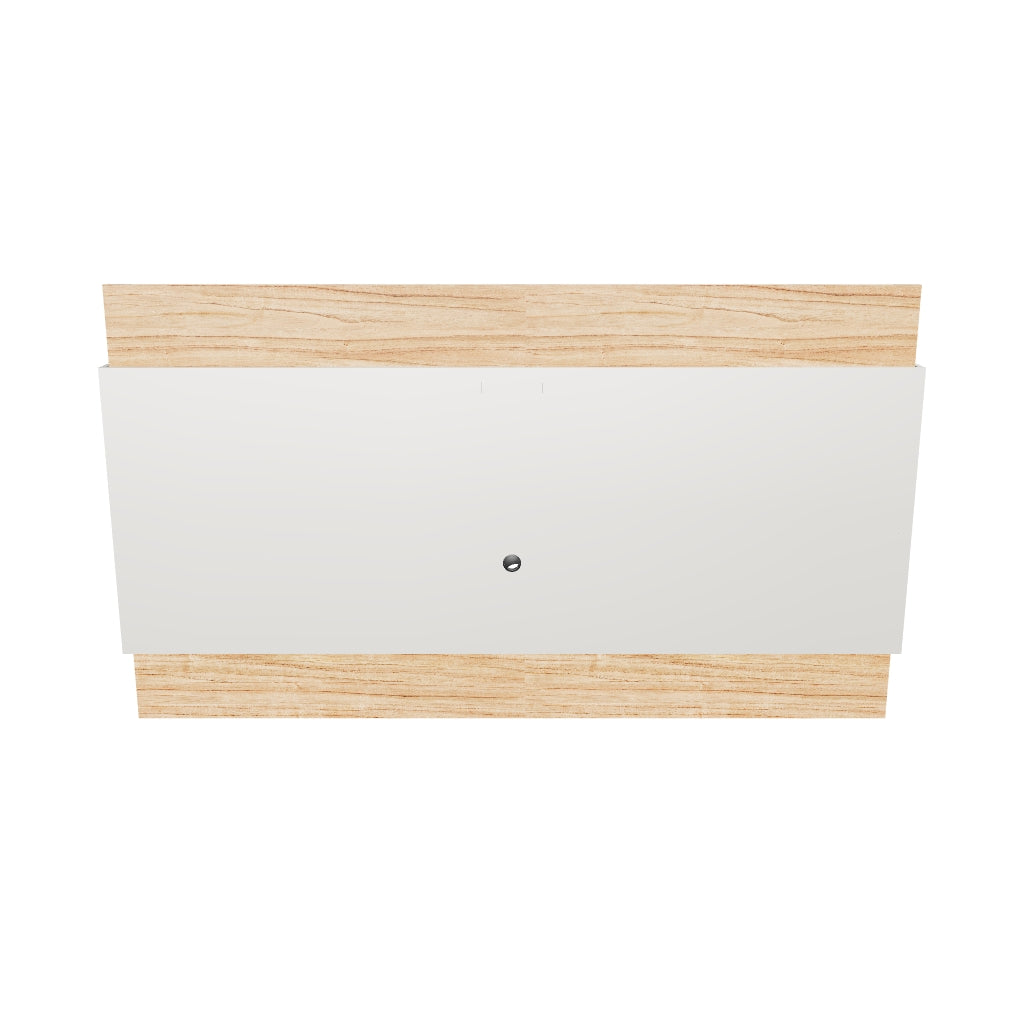 Painel para TVs até 75 Polegadas New Lincoln 240cm Cinamomo com Off-White Fosco