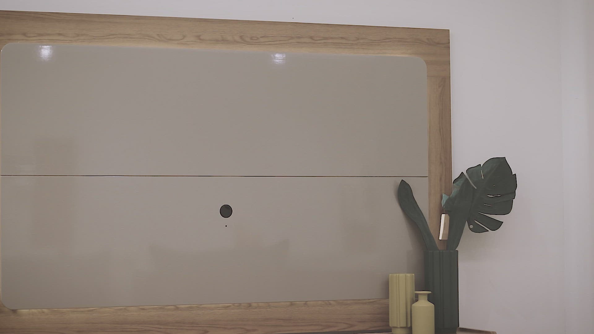 Painel para TVs até 75 Polegadas Oslo 182cm Freijó com Grigio Gloss