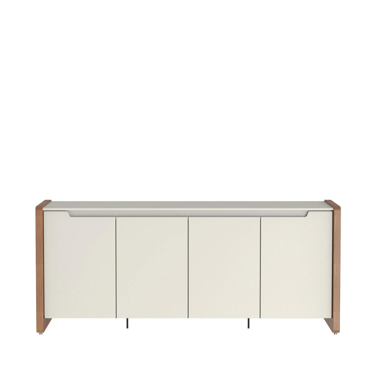 Buffet Bristol 189 cm – Off White Fosco c/ Natural - Província - Buffet